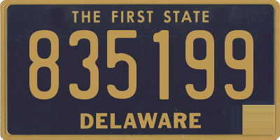 DE license plate 835199