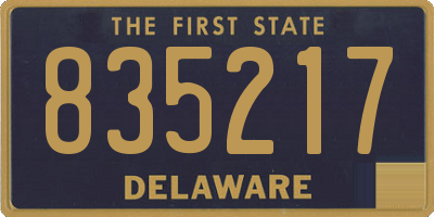 DE license plate 835217
