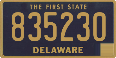 DE license plate 835230