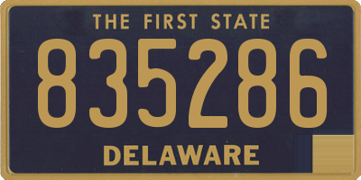 DE license plate 835286