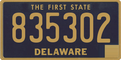 DE license plate 835302