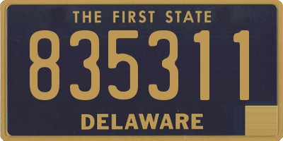 DE license plate 835311