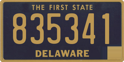 DE license plate 835341