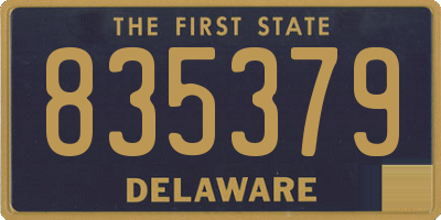 DE license plate 835379