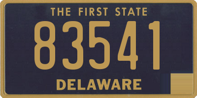 DE license plate 83541