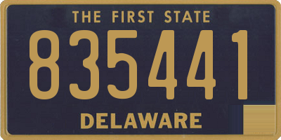 DE license plate 835441