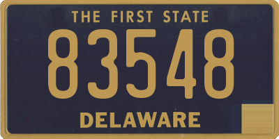 DE license plate 83548