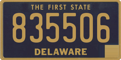 DE license plate 835506