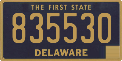 DE license plate 835530