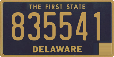 DE license plate 835541