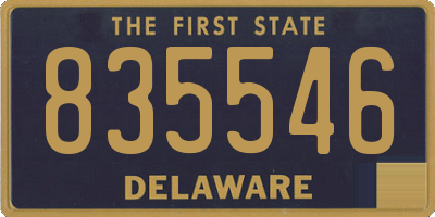 DE license plate 835546