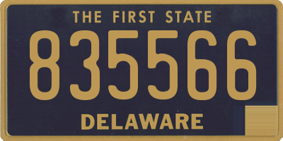 DE license plate 835566