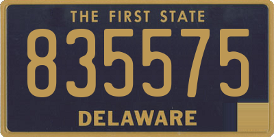 DE license plate 835575