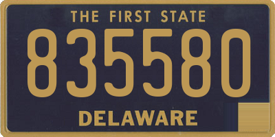 DE license plate 835580