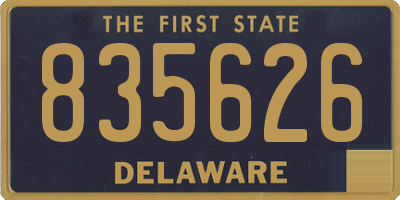 DE license plate 835626