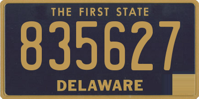 DE license plate 835627