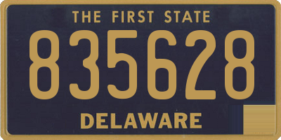 DE license plate 835628
