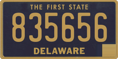 DE license plate 835656