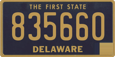 DE license plate 835660