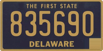 DE license plate 835690