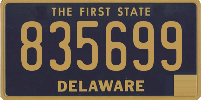 DE license plate 835699