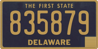 DE license plate 835879