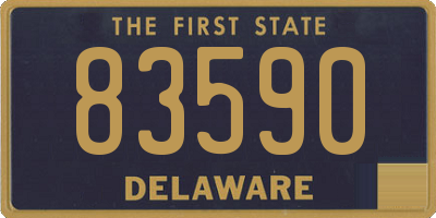 DE license plate 83590