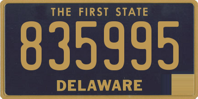 DE license plate 835995