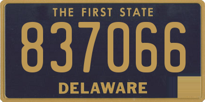 DE license plate 837066