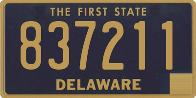 DE license plate 837211
