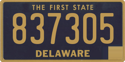 DE license plate 837305