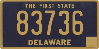 DE license plate 83736