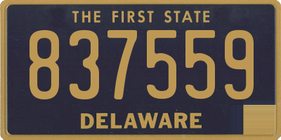 DE license plate 837559