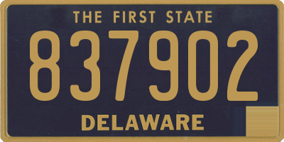 DE license plate 837902