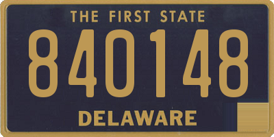 DE license plate 840148