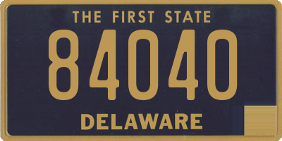 DE license plate 84040