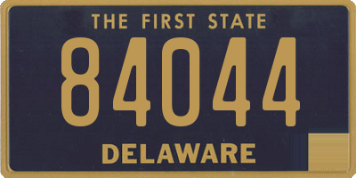 DE license plate 84044