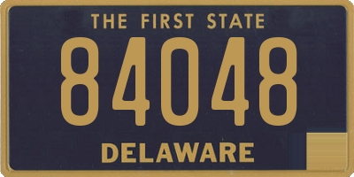 DE license plate 84048