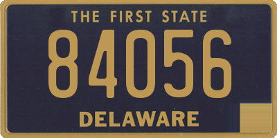 DE license plate 84056