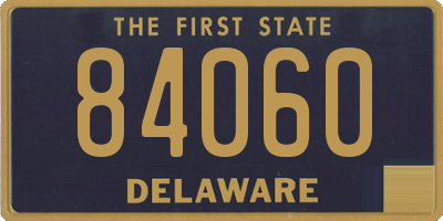 DE license plate 84060