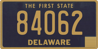 DE license plate 84062