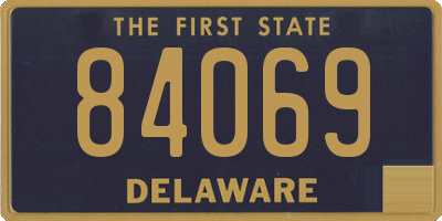 DE license plate 84069