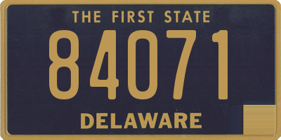 DE license plate 84071