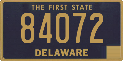 DE license plate 84072