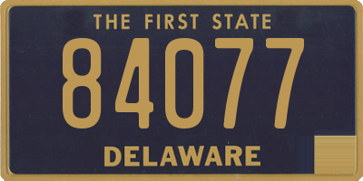 DE license plate 84077