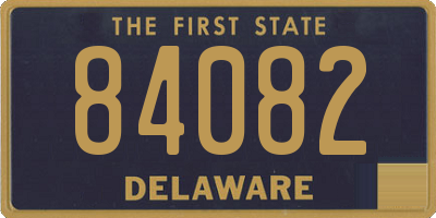 DE license plate 84082