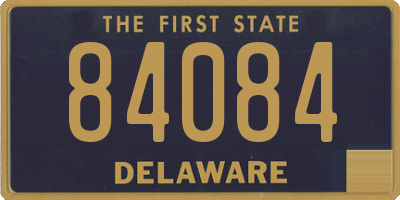 DE license plate 84084
