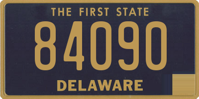 DE license plate 84090