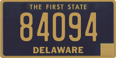 DE license plate 84094