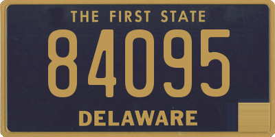 DE license plate 84095